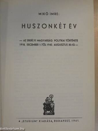 Huszonkét év