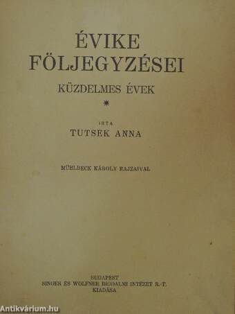 Évike följegyzései