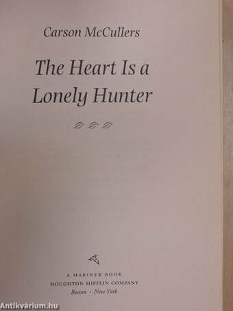 The Heart is a Lonely Hunter