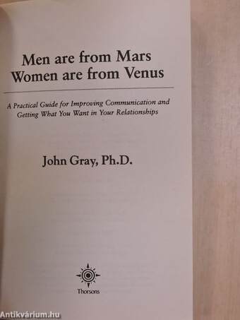 Men Are from Mars, Women Are from Venus