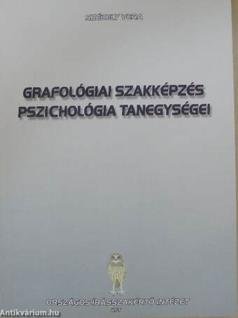 Grafológiai szakképzés pszihológia tanegységei