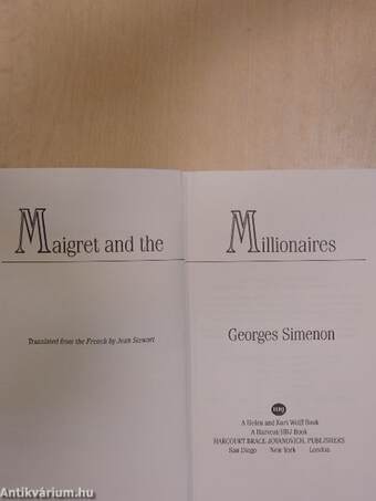 Maigret and the Millionaires