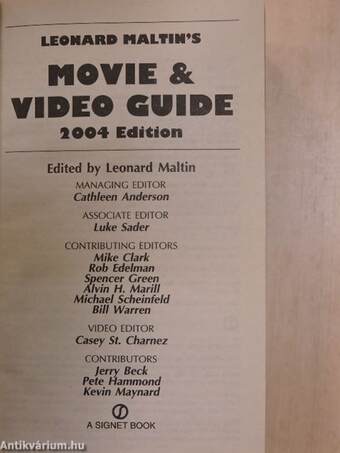 Movie & Video Guide 2004