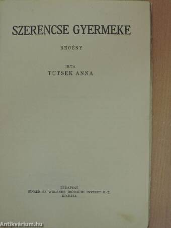 Szerencse gyermeke