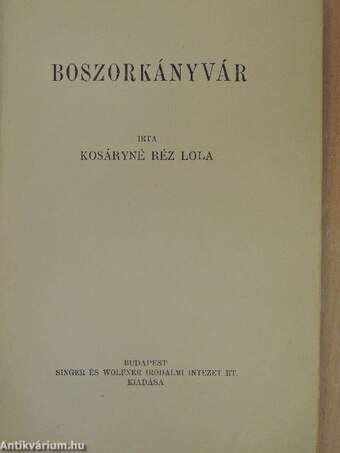 Boszorkányvár