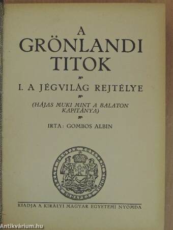 A Grönlandi titok I-IV.