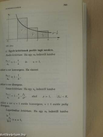 Felsőbb matematikai összefoglaló műszakiaknak