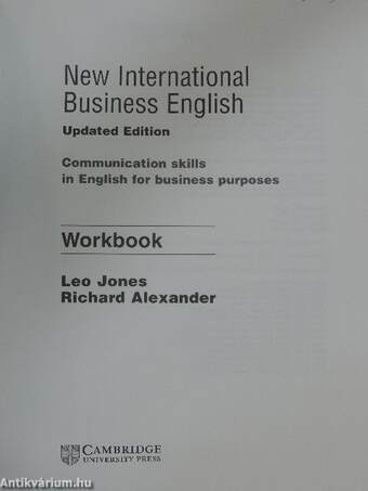 New International Business English - Workbook