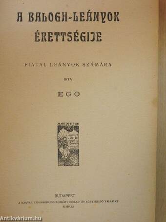 A Balogh-leányok érettségije