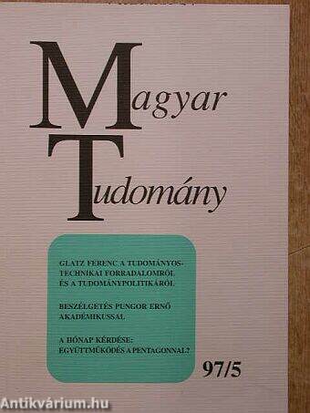 Magyar Tudomány 1997. május