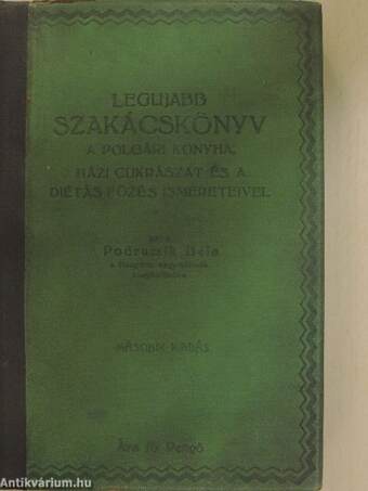 Legujabb szakácskönyv