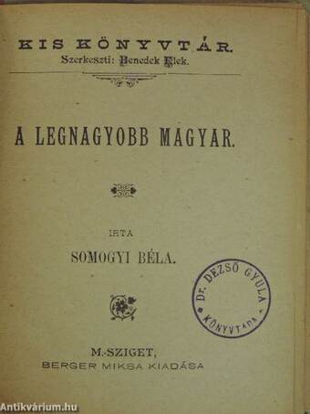 A legnagyobb magyar