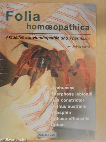 Folia homoeopathica 3/99