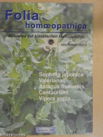 Folia homoeopathica 2/99