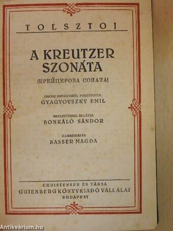 A Kreutzer szonáta/Chopin Prélude-je