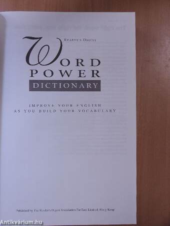 Reader's Digest Word Power Dictionary