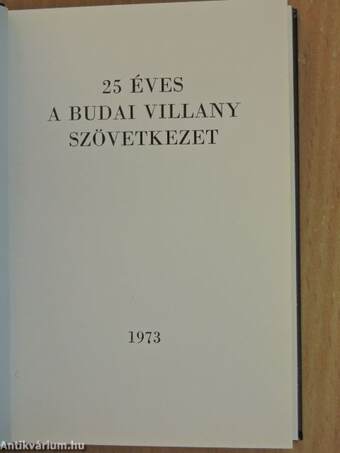 25 éves a Budai Villany Szövetkezet