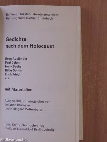 Gedichte nach dem Holocaust