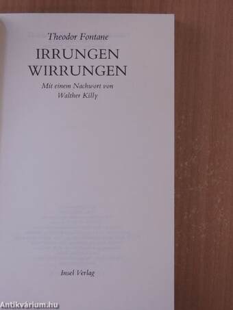 Irrungen, Wirrungen