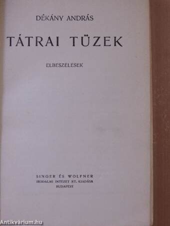 Tátrai tüzek