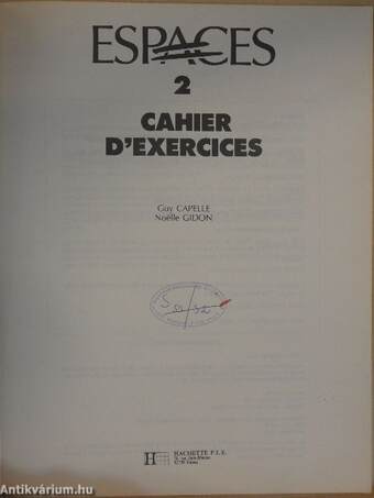 Espaces 2 - Cahier D'Exercices