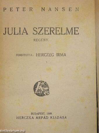 Julia szerelme