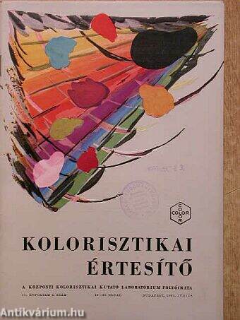 Kolorisztikai Értesítő 1960. június