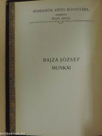 Bajza József munkái