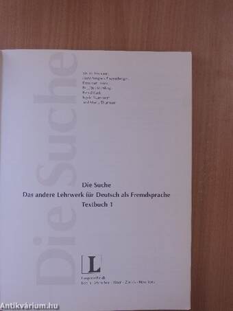 Die Suche - Textbuch 1