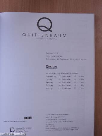 Quittenbaum Auktion 122 C