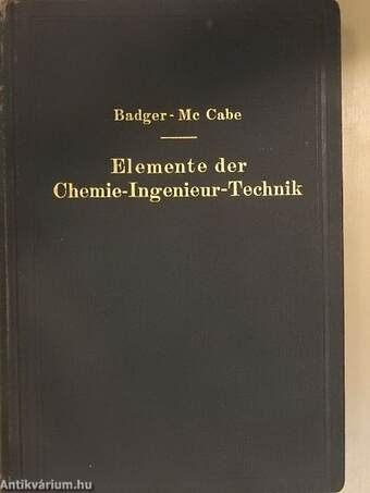 Elemente der Chemie-Ingenieur-Technik