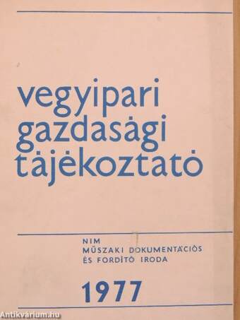 Vegyipari Gazdasági Tájékoztató 1977/3.