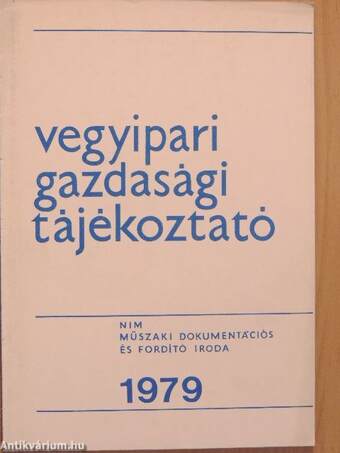 Vegyipari Gazdasági Tájékoztató 1979/1.