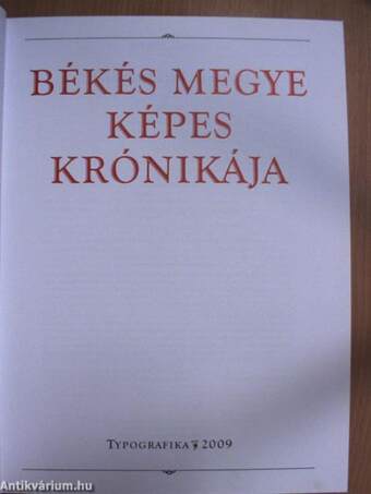 Békés megye képes krónikája