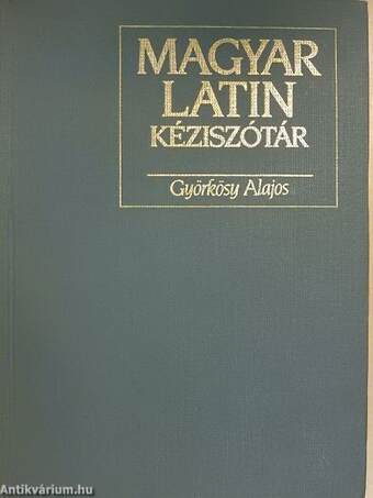 Magyar-latin kéziszótár