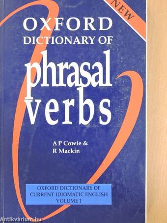 Oxford Dictionary of Phrasal Verbs