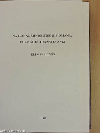 National Minorities in Romania Change in Transylvania