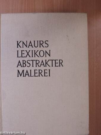 Knaurs Lexikon Abstrakter Malerei