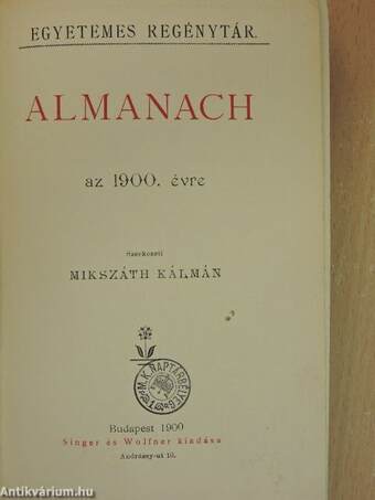 Almanach az 1900. évre