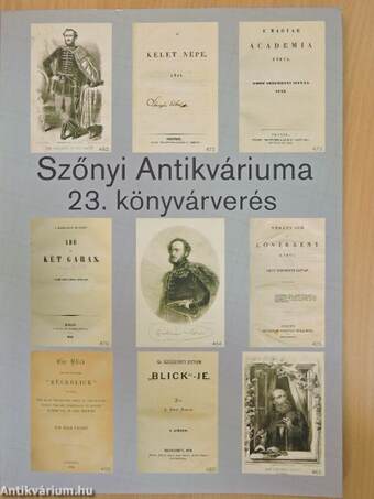 Szőnyi Antikváriuma 23. könyvárverés