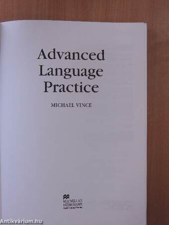 Advanced Language Practice with Key