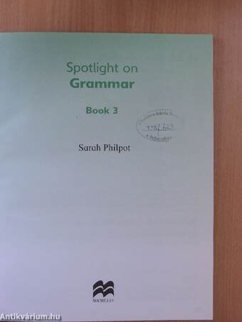 Spotlight on Grammar - Pupil's Book 3