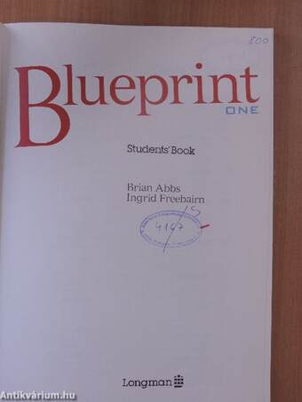 Blueprint One - Students' Book