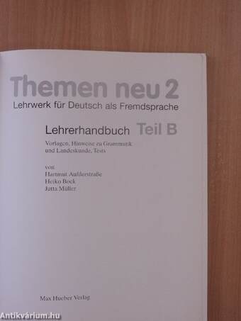 Themen neu 2 - Lehrerhandbuch Teil B