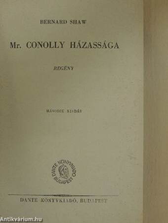 Mr. Conolly házassága