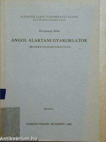 Angol alaktani gyakorlatok