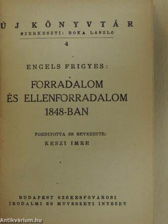 Forradalom és ellenforradalom 1848-ban