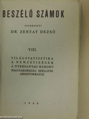 Beszélő számok VIII.