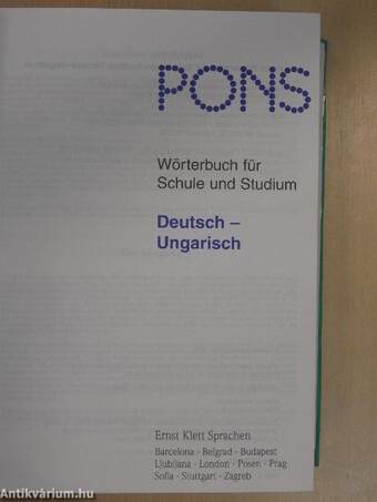 PONS Wörterbuch für Schule und Studium 2.