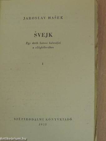 Svejk I-II.